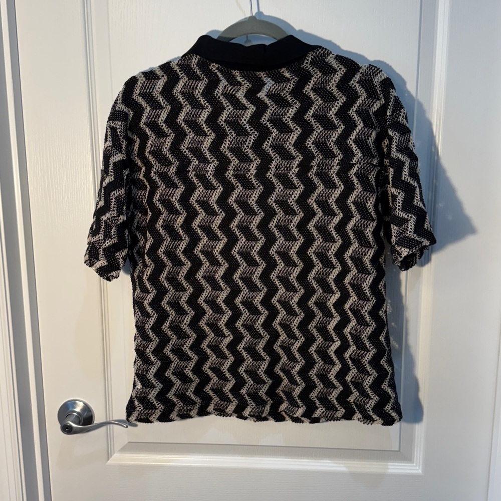Wild Fable Black and White Knit Top Tokyo 02 Size S - Picture 6 of 6